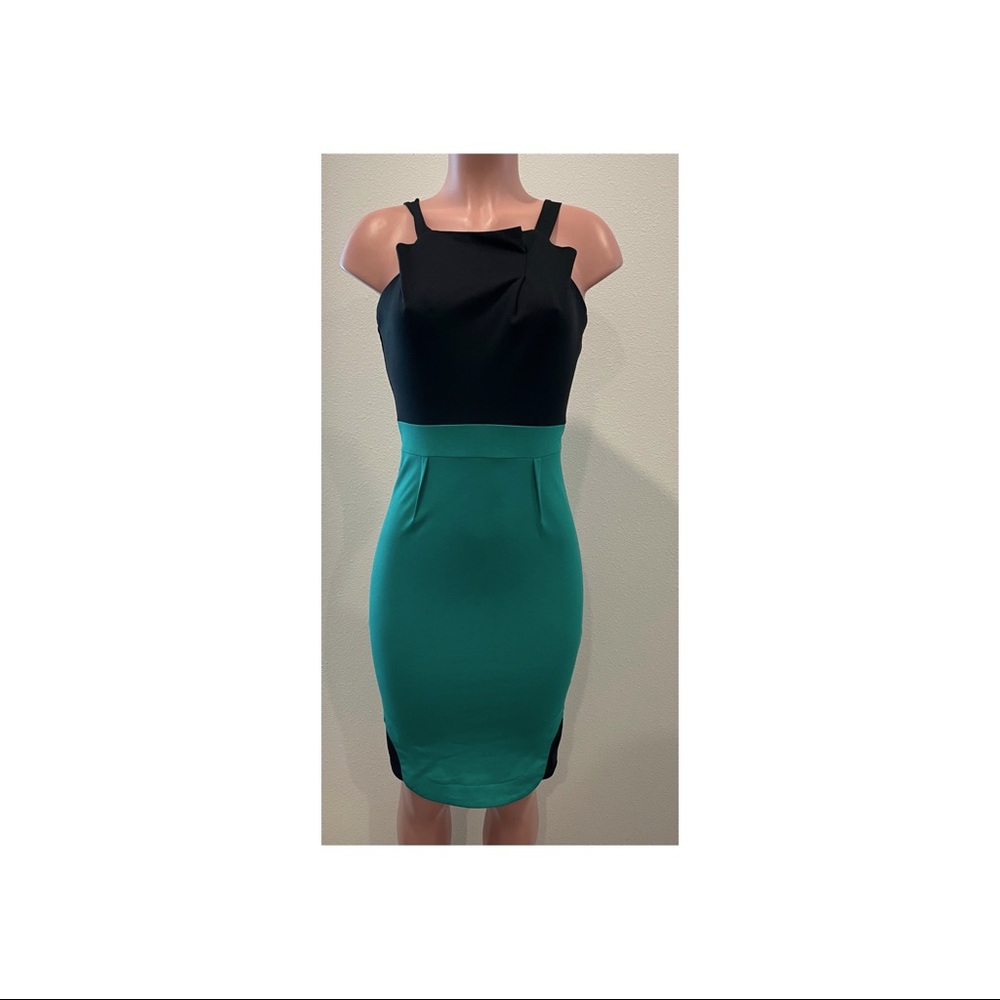 Pin Up Girl Dress Green Black